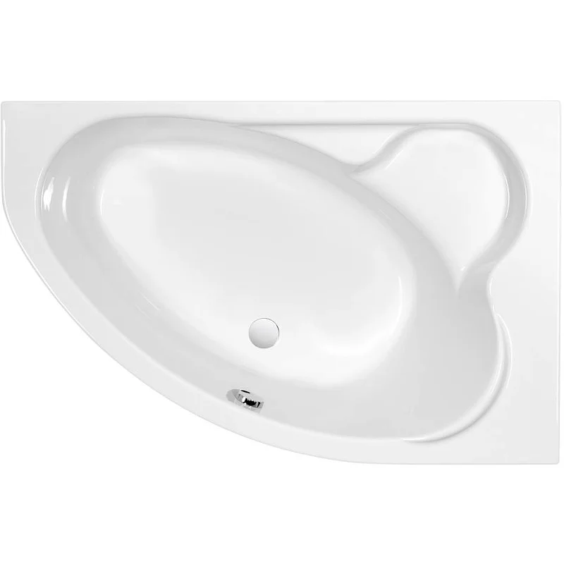 Ванна акриловая Cersanit Kaliope 153 x 100 см, асимметричная, белая, правая Ванна акриловая Cersanit Kaliope 153 x 100 см, асимметричная, белая, правая