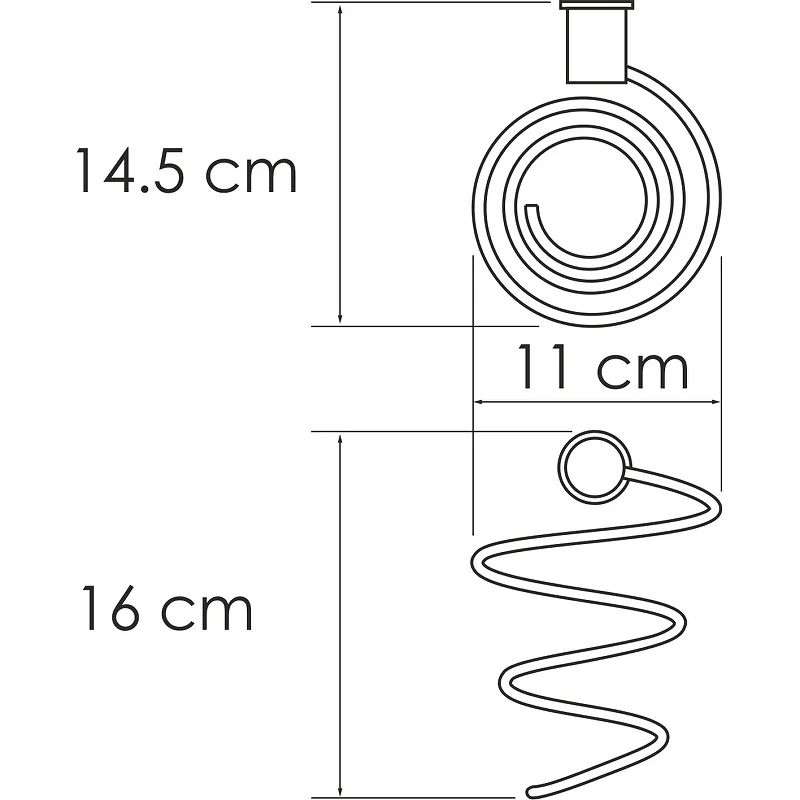 Держатель для фена WasserKRAFT K-1080N Никель

