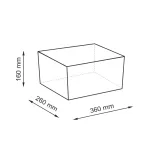 Корзина для аксессуаров WasserKRAFT Wiese WB-840-S С...