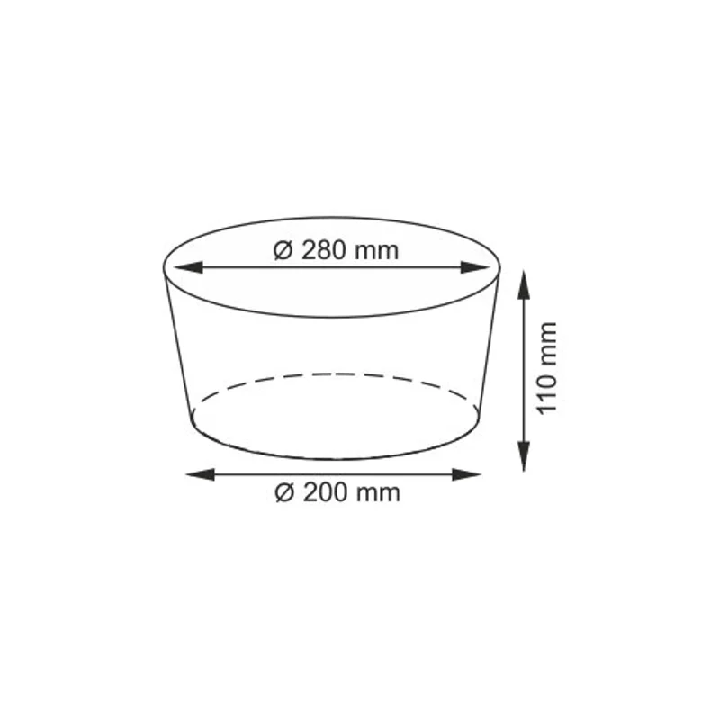 Корзина для белья WasserKRAFT Donau WB-530-M Темно-коричневая