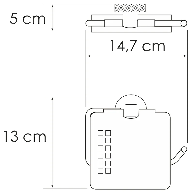 Держатель туалетной бумаги WasserKRAFT Tauber K-64425 с крышкой Хром