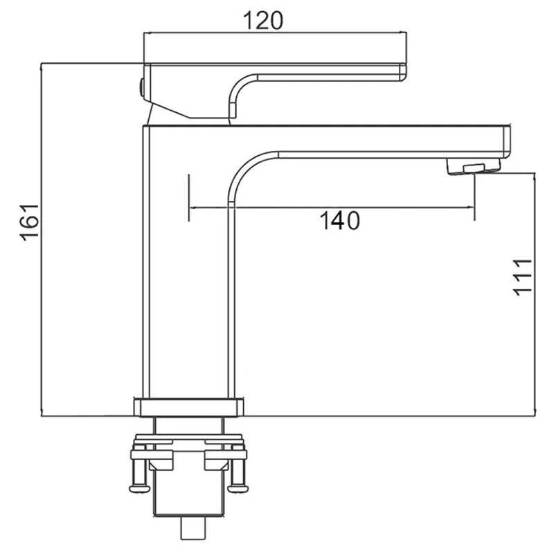 Смеситель для раковины Gappo G1018-1