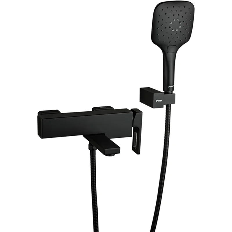 Смеситель для ванны Gappo G17-6 G3217-6 Черный матовый Смеситель для ванны Gappo G17-6 G3217-6 Черный матовый