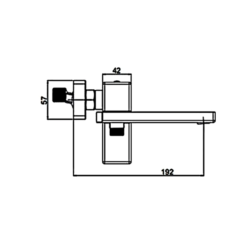 Смеситель для ванны Gappo G18 G3018 Хром