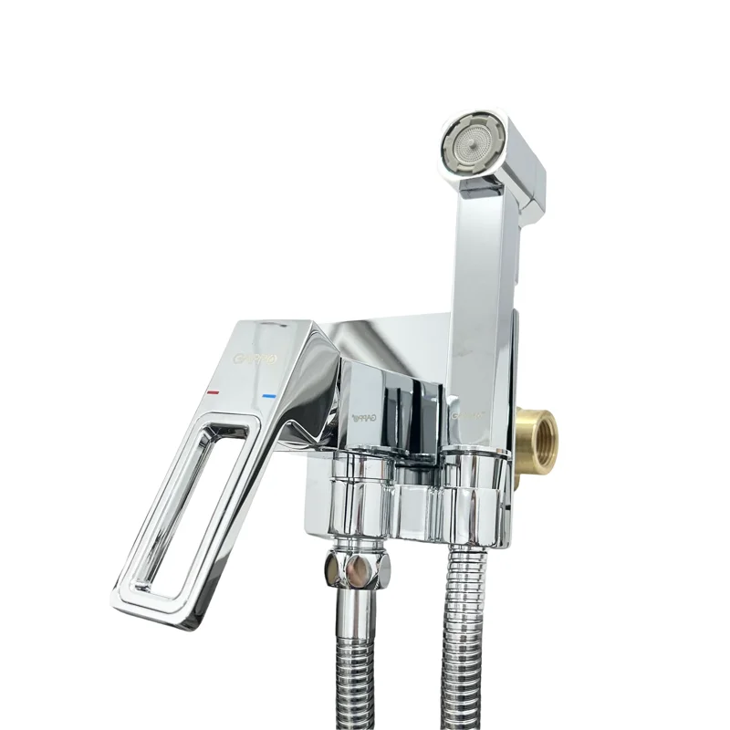 Смеситель с гигиеническим душем Gappo G17 G7217-1