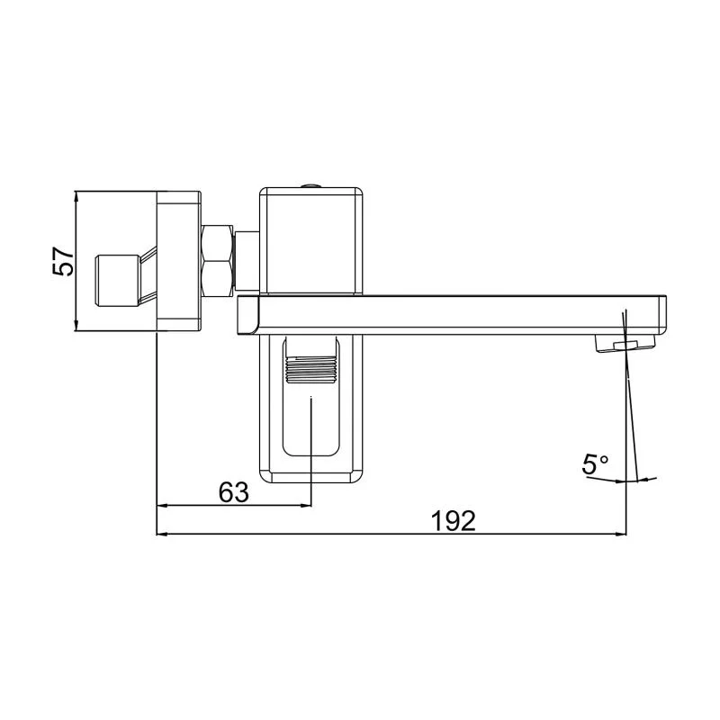 Смеситель для ванны Gappo G17-3 G3217-3