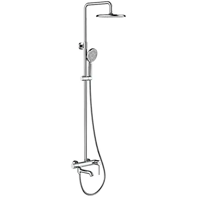 Душевая стойка со смесителем Gappo G06 G2406 Хром
