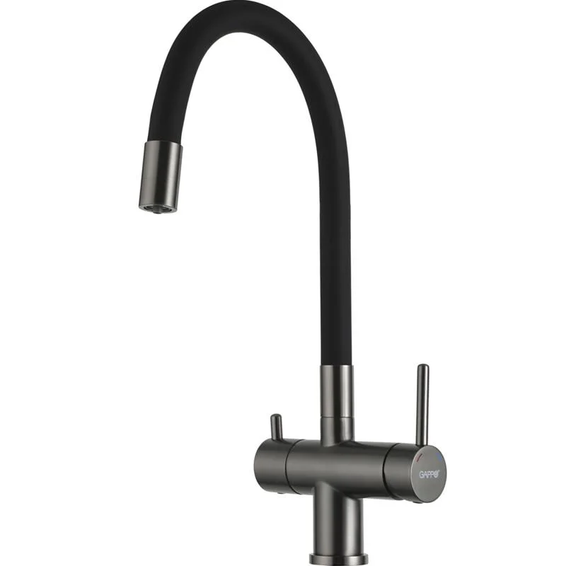 Смеситель для кухни с гибким изливом Gappo G4398-39 Смеситель для кухни с гибким изливом Gappo G4398-39
