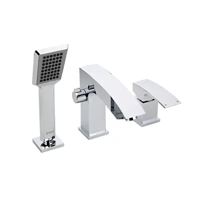 Смеситель на борт ванны Gappo G07 G1107 Хром