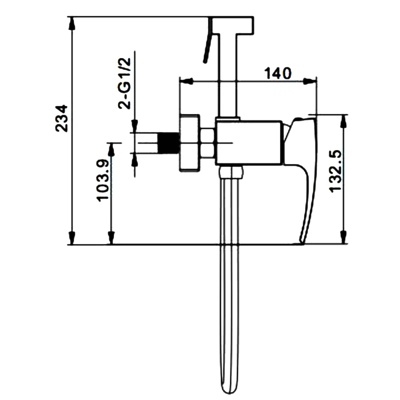 Смеситель с гигиеническим душем Gappo G07-6 G2007-6