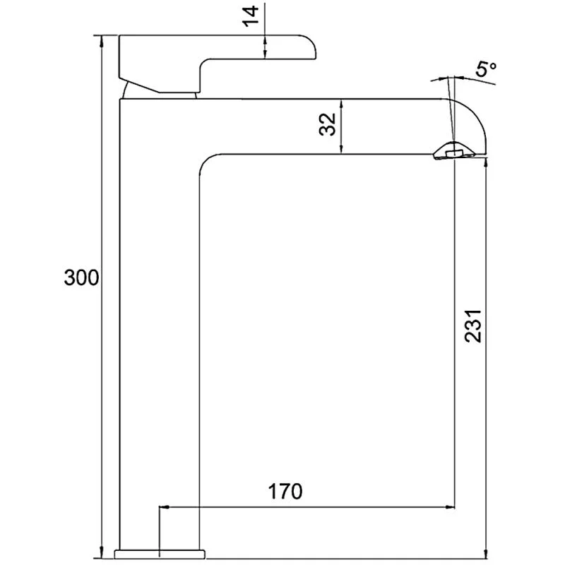 Смеситель для раковины Gappo G1003-16