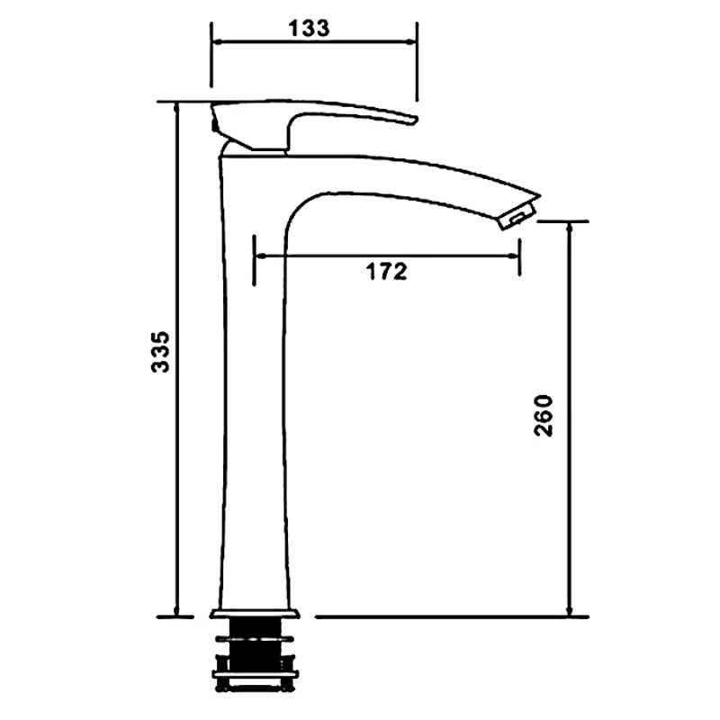 Смеситель для раковины Gappo G1007-18