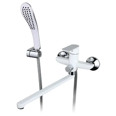 Смеситель для ванны Gappo G48 G3248 Белый Хром