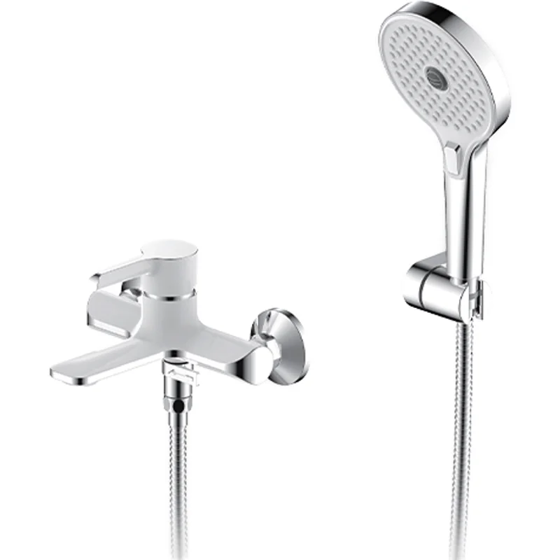 Смеситель для ванны Gappo G03-8 G3203-8 Белый Хром Смеситель для ванны Gappo G03-8 G3203-8 Белый Хром