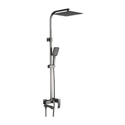 Душевая стойка со смесителем Gappo G07-9 G2407-9 Графит