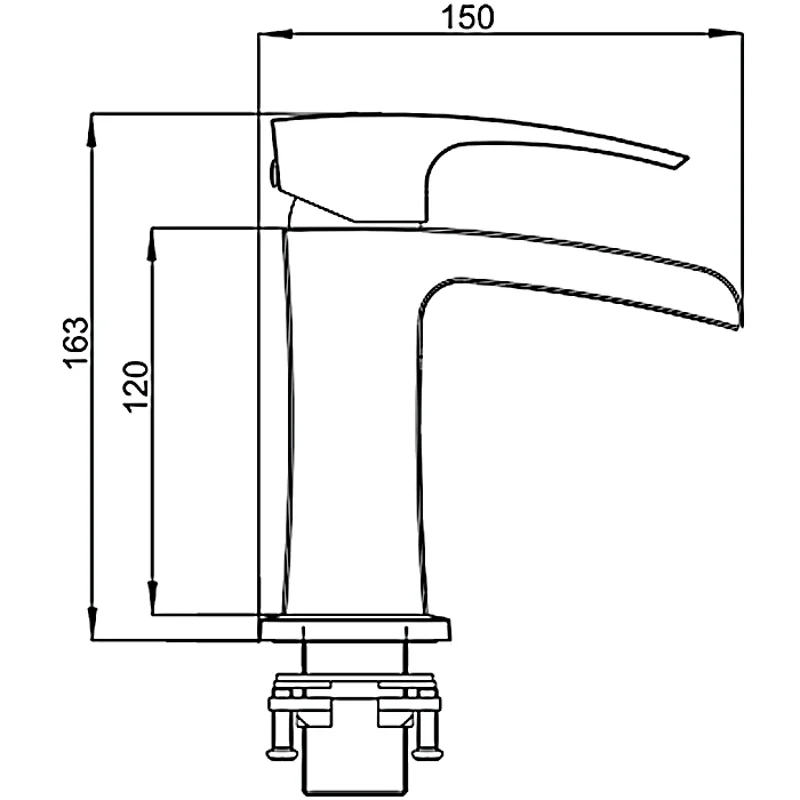 Смеситель для раковины Gappo G1007-20
