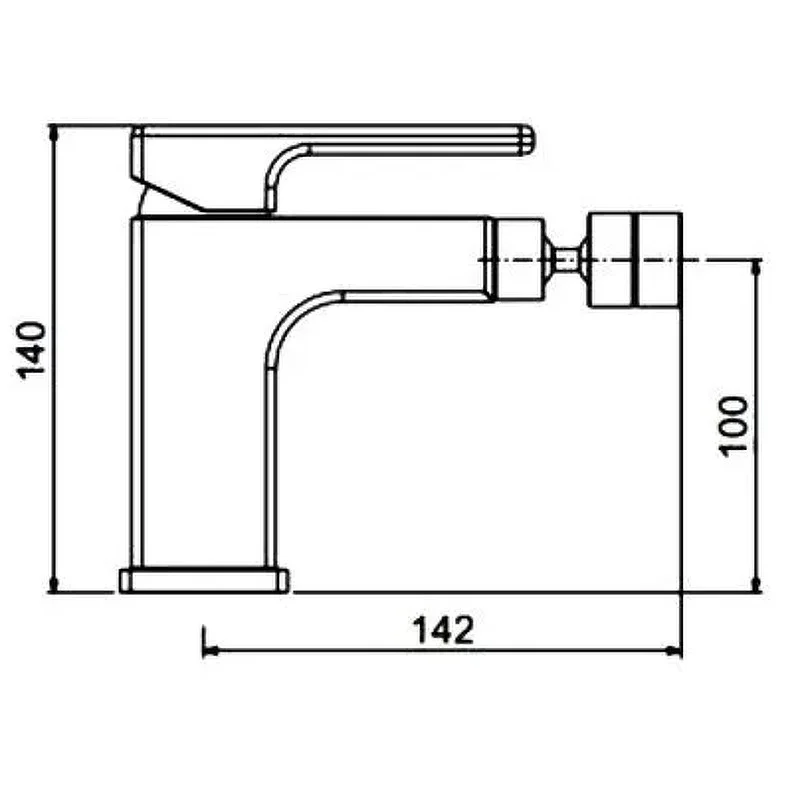 Смеситель для биде Gappo G5017-6