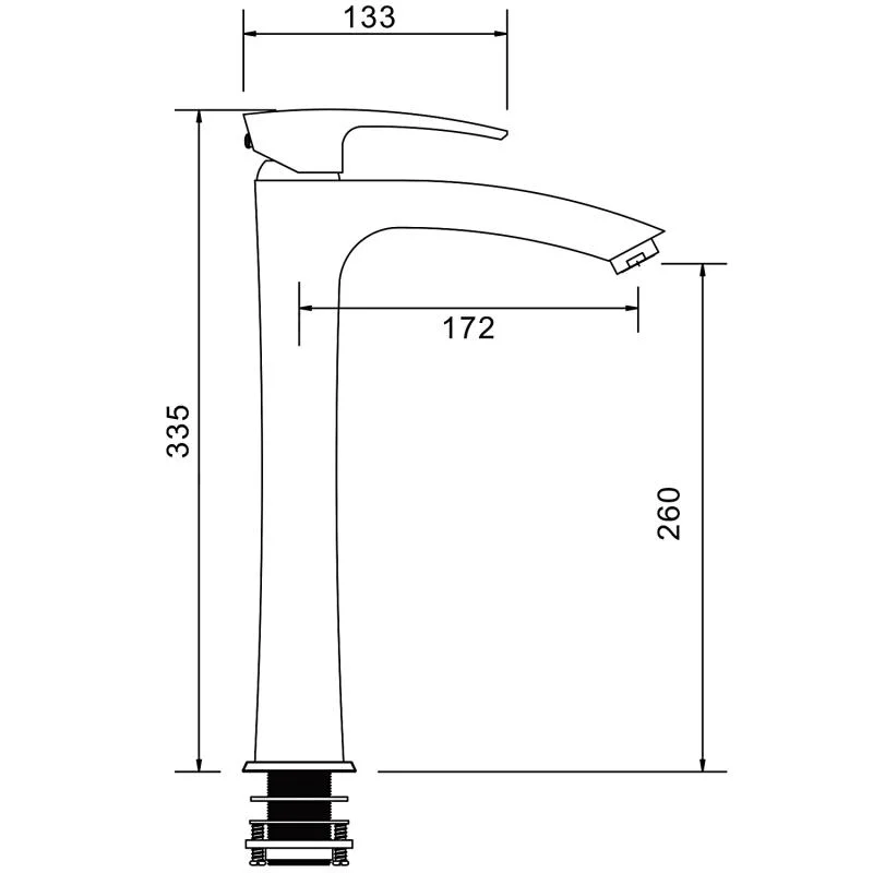 Смеситель для раковины Gappo G1007-32