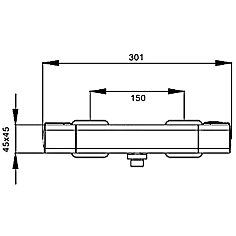 Термостатический смеситель Gappo G2091