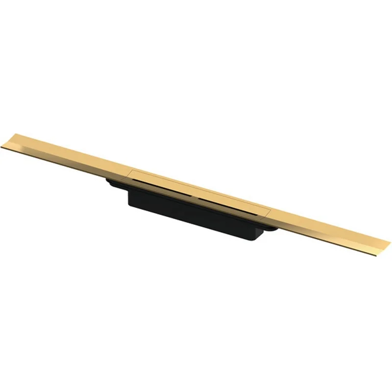 Душевой лоток Tece Drainprofile 80 670812 с решеткой PVD Polished Gold Optic Душевой лоток Tece Drainprofile 80 670812 с решеткой PVD Polished Gold Optic