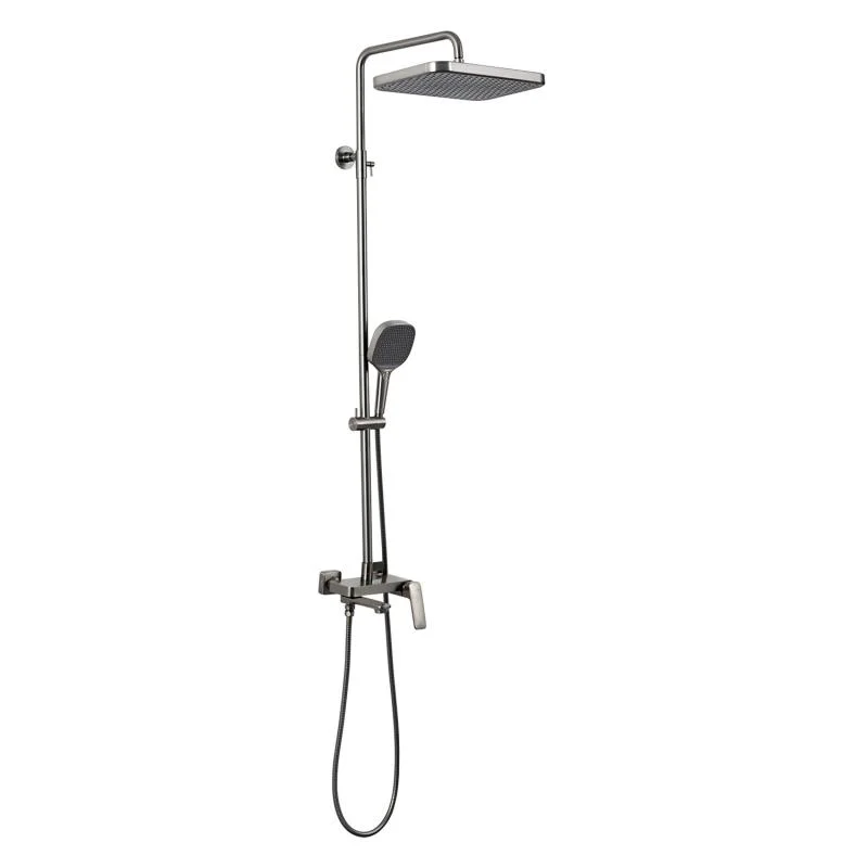 Душевая стойка со смесителем Gappo G28-9 G2428-9 Оружейная сталь Душевая стойка со смесителем Gappo G28-9 G2428-9 Оружейная сталь