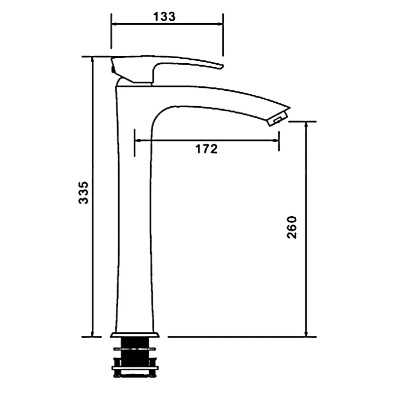 Смеситель для раковины Gappo G1007-42