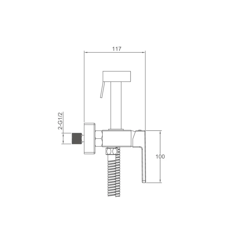 Смеситель с гигиеническим душем Gappo G17-3 G2017-3