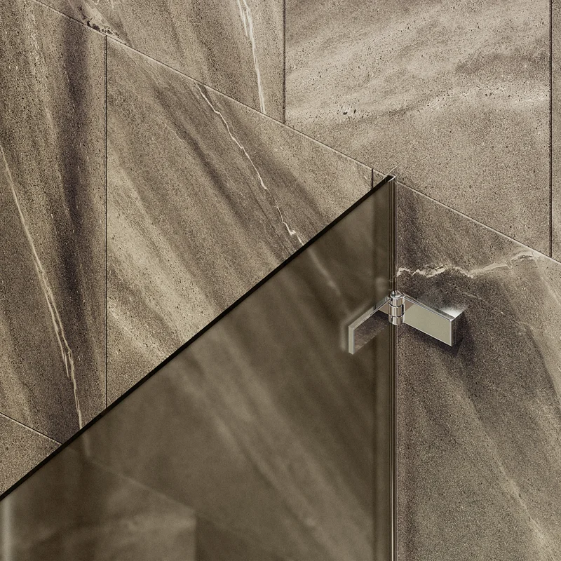 Шторка поворотная MaybahGlass на петлях 1400*405 6 мм Бронза матовая