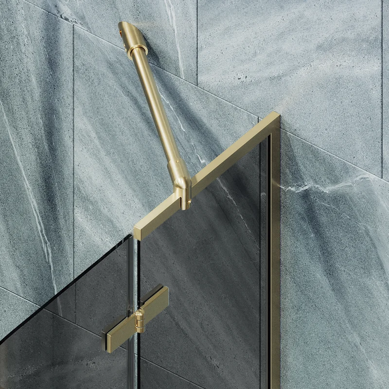 Шторка поворотная MaybahGlass с добором 1400*690 6 мм Графит