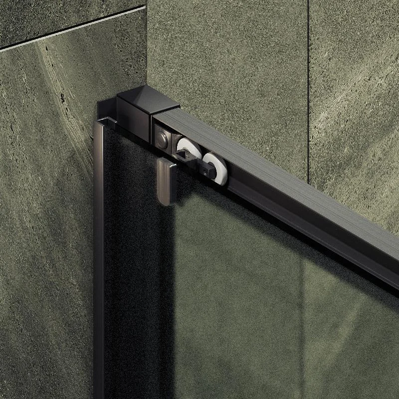 Душевая дверь MaybahGlass , раздвижная,6 мм , Стекло Сатин,1950*1200