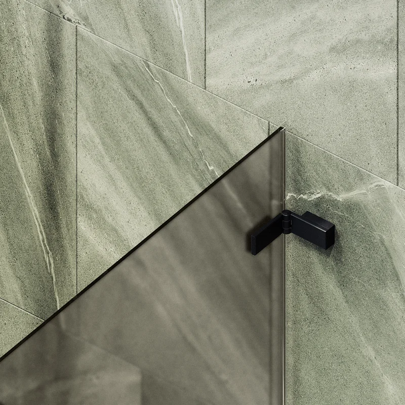 Шторка поворотная MaybahGlass на петлях 1400*705 6 мм Графит