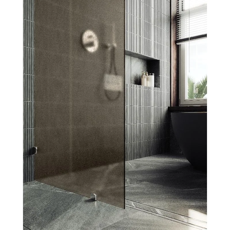 Душевая перегородка Maybah Glass MGD-265-4 790x1950 коннектор стена-стекло Хром глянцевый стекло бронзовое матовое