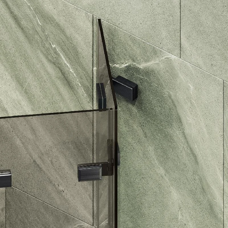 Шторка для ванны MaybahGlass складная 4 секции 1400*980 Стекло 6 мм Бронза