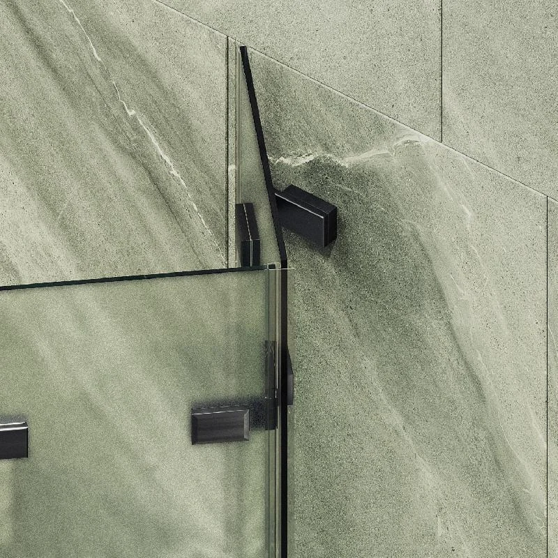 Шторка для ванны MaybahGlass складная 4 секции 1400*980 Стекло 6 мм Сатин