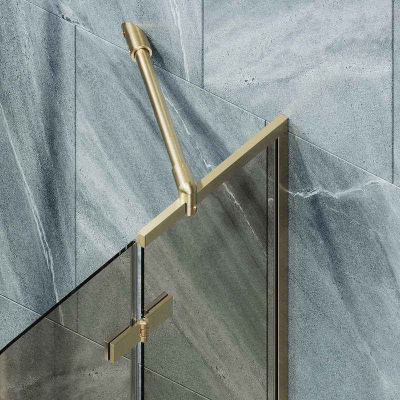 Шторка поворотная MaybahGlass с добором 1400*990 6 мм Бронза