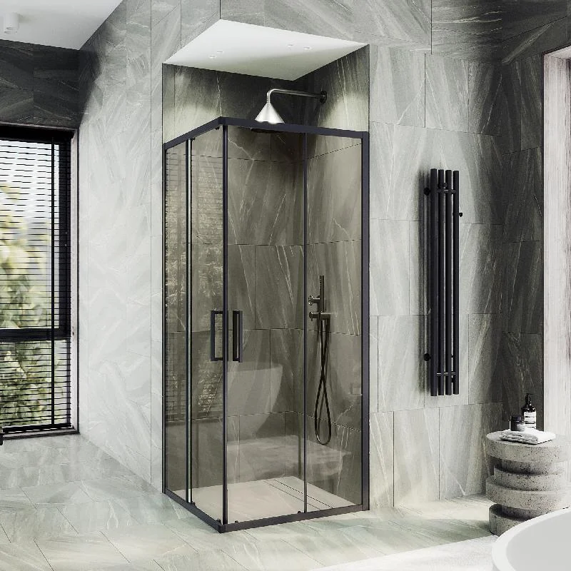 Душевой угол MaybahGlass , раздвижной ,6мм , Стекло Бесцветное,100*100