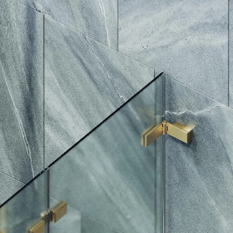 Шторка для ванны MaybahGlass складная 2 секции MaybahGlass 1400*515 Стекло 6 мм Сатин