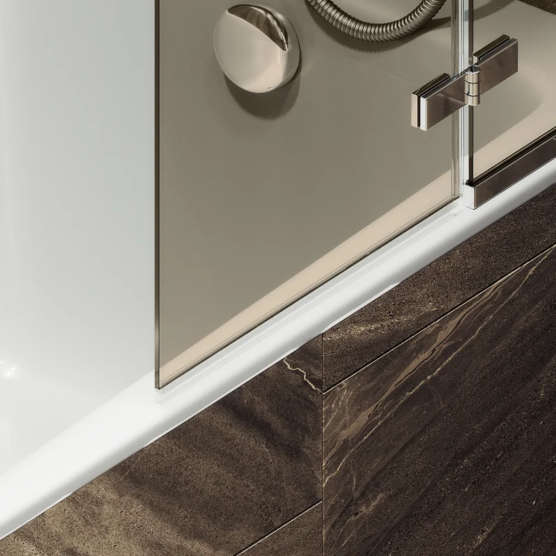 Шторка поворотная MaybahGlass с добором 1400*690 6 мм Бронза