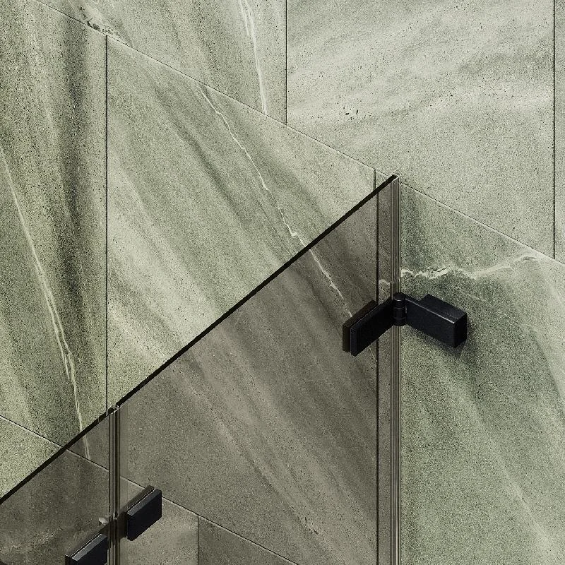 Шторка для ванны MaybahGlass складная 2 секции MaybahGlass 1400*515 Стекло 6 мм Бронза