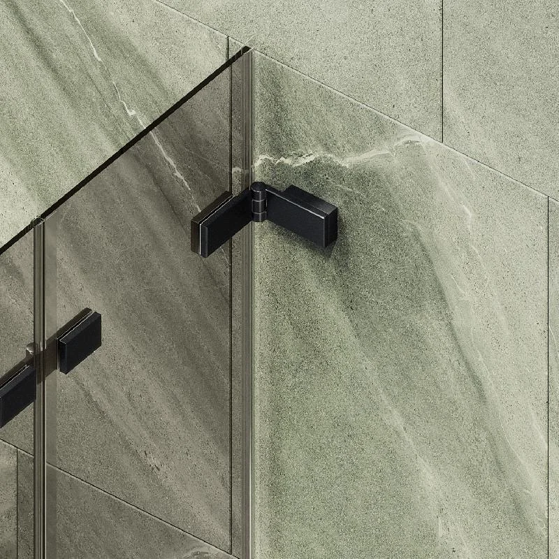 Шторка для ванны MaybahGlass складная 3 секции 1400*750 Стекло 6 мм Бронза