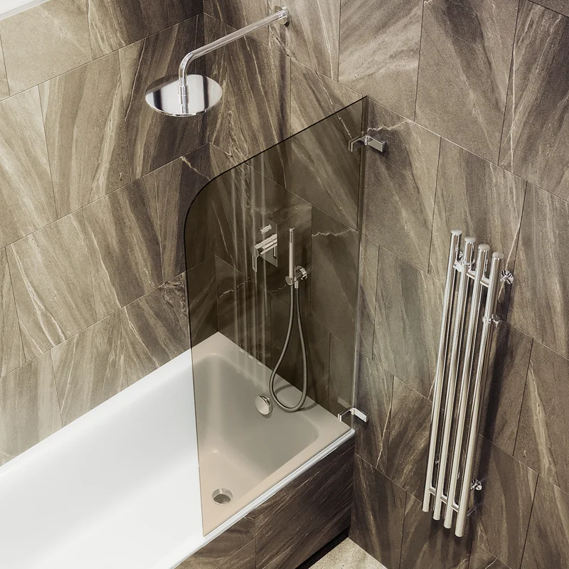 Шторка поворотная MaybahGlass на петлях 1400*405 6 мм Бронза