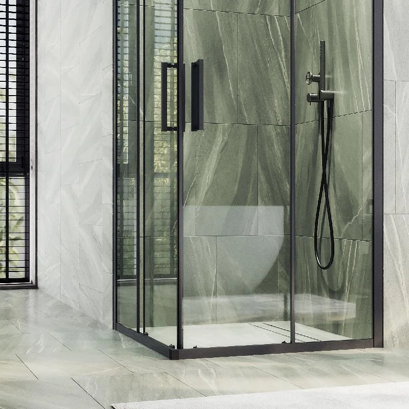 Душевой угол MaybahGlass , раздвижной ,6мм , Стекло Бесцветное,90*90