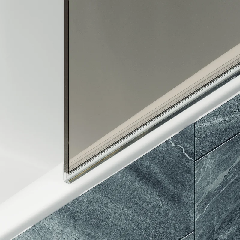 Шторка поворотная MaybahGlass на петлях 1400*405 6 мм Бронза матовая