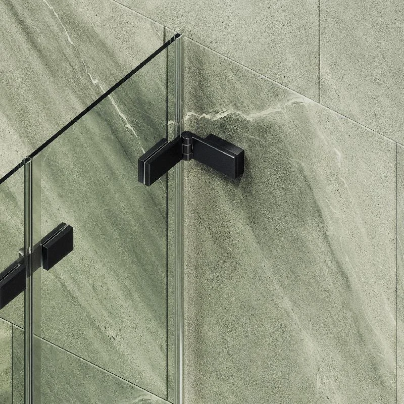 Шторка для ванны MaybahGlass складная 4 секции 1400*980 Стекло 6 мм Бесцветное