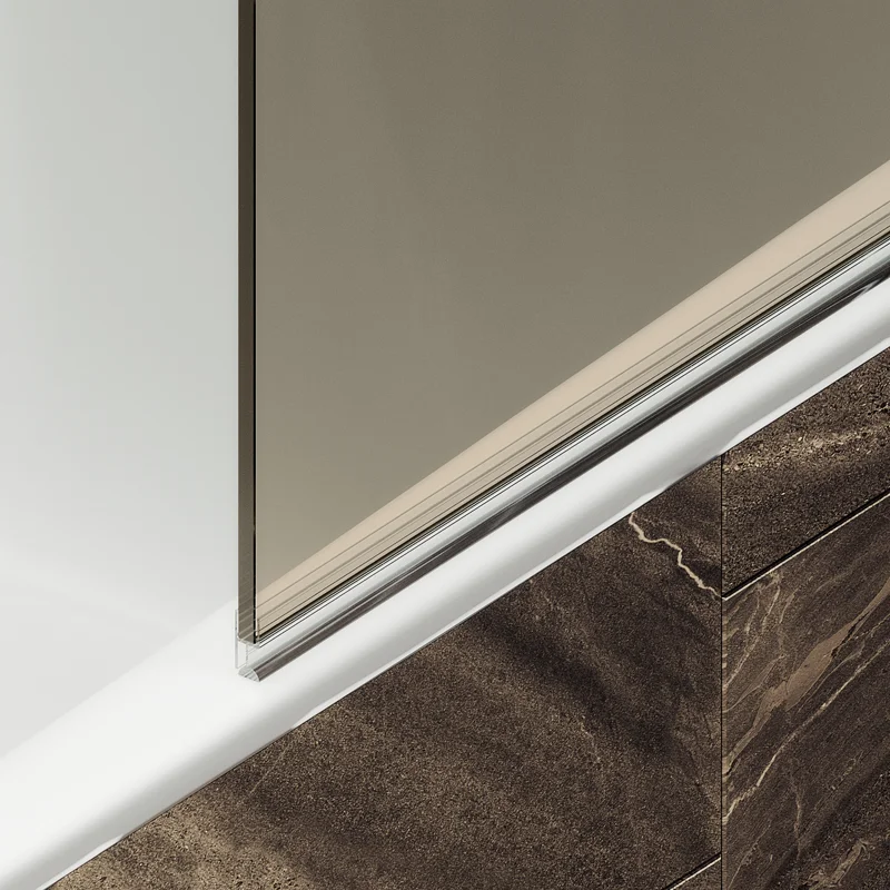 Шторка поворотная MaybahGlass на петлях 1400*405 6 мм Бронза