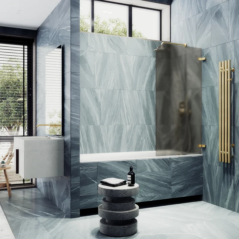 Шторка поворотная MaybahGlass на петлях 1400*705 6 мм Графит матовый