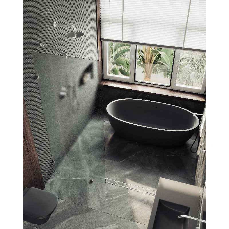 Душевая перегородка Maybah Glass MGD-268-4 790x1950 коннектор стена-стекло Хром глянцевый стекло сатиновое