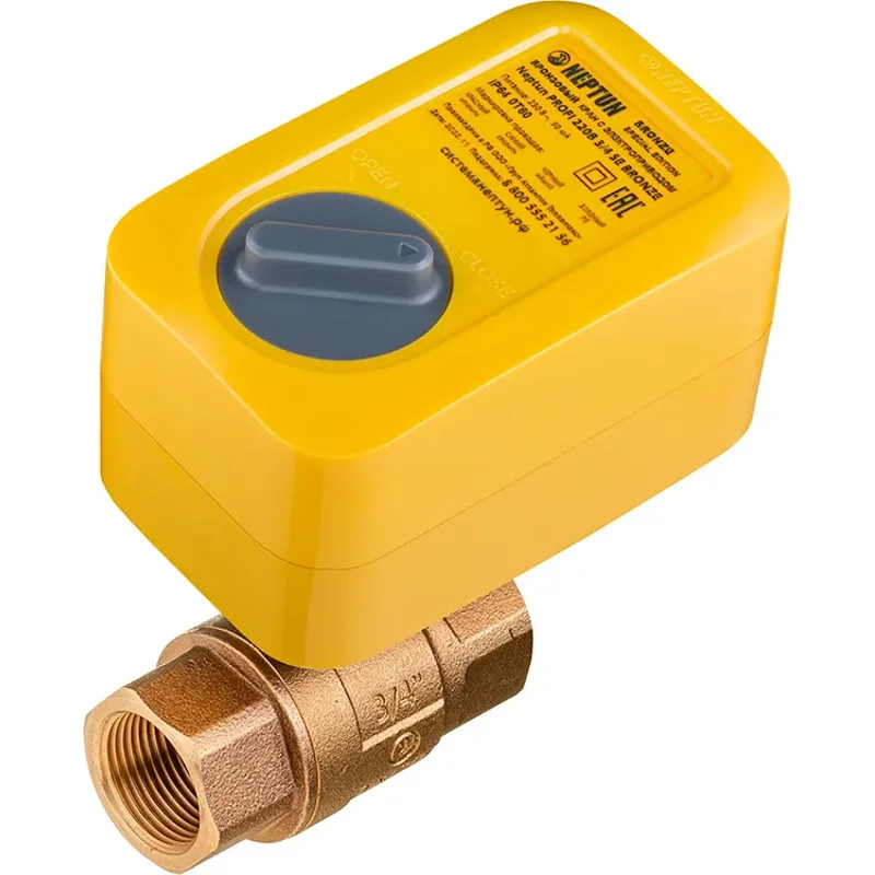 Бронзовый кран с электроприводом Neptun 12В 3/4 SE Bronze 1419521 