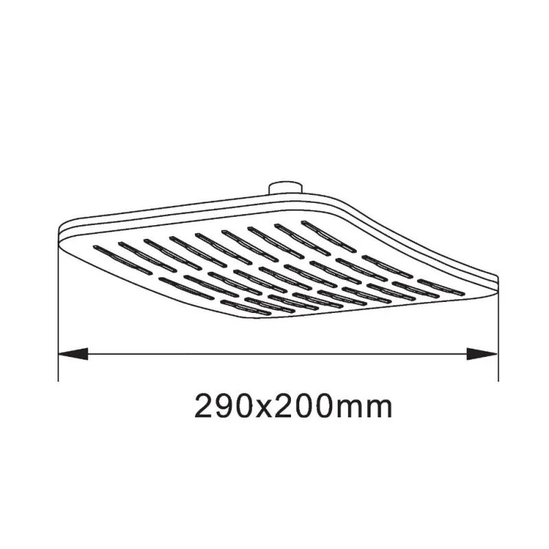 Верхний душ Orange S10TS, 290х200 мм
