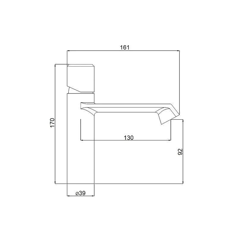 Orange Sole M03-021cr смеситель для раковины однорычажный, хром